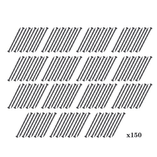 Landscape Edging Anchoring Garden Stakes Lawn Yard 150 Pcs Plastic Spikes 8 Inch