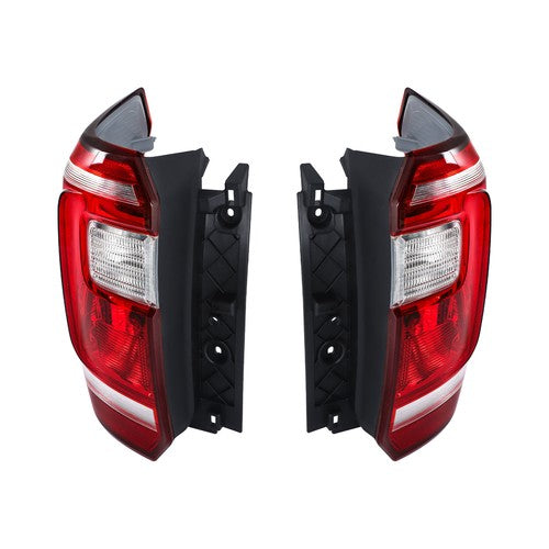 For Ford Expedition 2018-2021 Right+Left Side Halogen Type Clear&Red Tail Lights