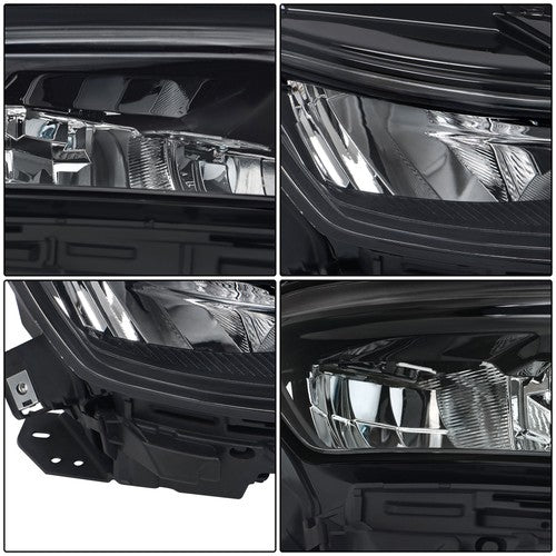 Headlight Replacement For Jeep Grand Cherokee 2021-2022 RH w/o Animation Black