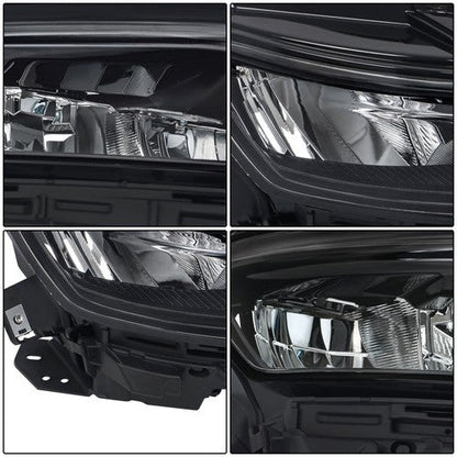 Headlight Replacement For Jeep Grand Cherokee 2021-2022 RH w/o Animation Black