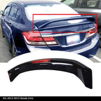 Trunk Spoiler Wing For Honda Civic 4DR 2013-2015 Painted Glossy Black SI Style