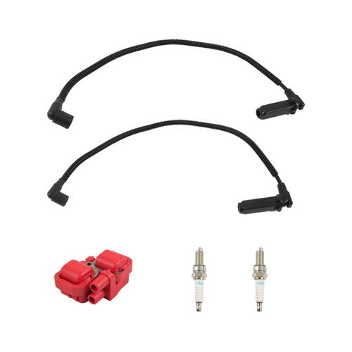 Ignition Coil and Spark Plug w/ Wire Cap For Polaris Ranger Crew 800 2011-2014