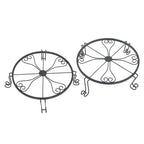 2 Pack Plant Stand For Flower Pot Heavy Duty Flower Pot Round Supports Rack