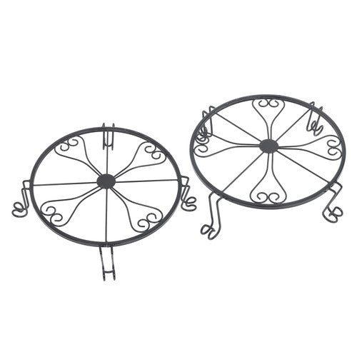 2 Pack Plant Stand For Flower Pot Heavy Duty Flower Pot Round Supports Rack