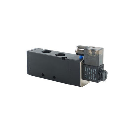 1/2" Inch Pneumatic 5 Way Directional Control Electric Solenoid Valve 12V DC
