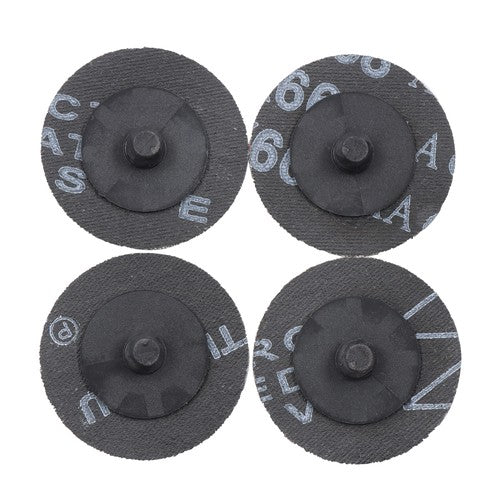 150 Pcs 2 Inch Torque Sanding Discs 60 Grit Roll Lock Die Grinder Sanding Discs