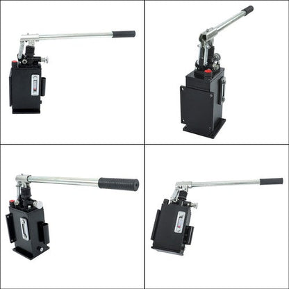 1.5 Cid 3 Qts Hydraulic Piston Hand Pump Single-Acting With Release Knob