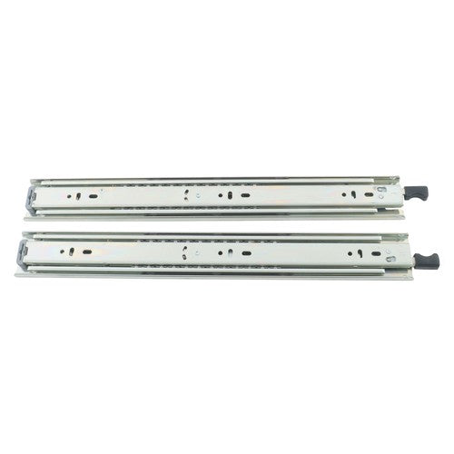 1 Pair Locking Drawer Slides 16 Inch Full Extension & Lock 150 lb Load Capacity