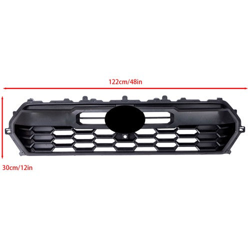 Fit For Toyota Tacoma 2024-2025 Honeycomb Plastic Black Front Upper Grille Grill