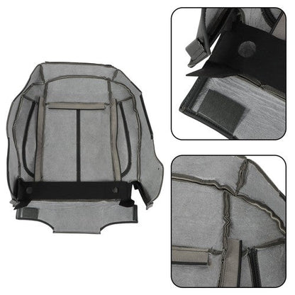 NEW For Hummer H3 2006-10 Driver Seat Cover Cushion+Backrest Black Leather