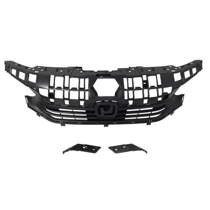 Upper Lower Grill W/Molding Fog Lights Set Fit For Honda Civic 20222-2023 Front
