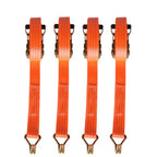 4000 lbs Ratchet Straps With J Hook 1.5in x 20 ft Heavy Duty Tie Downs 4 Pack