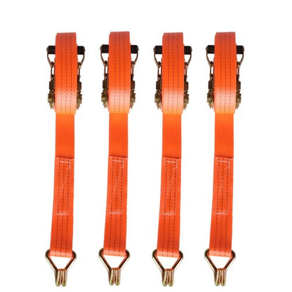 4000 lbs Ratchet Straps With J Hook 1.5in x 20 ft Heavy Duty Tie Downs 4 Pack