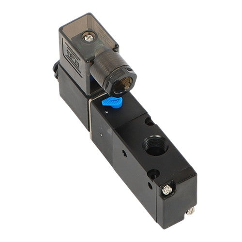 1/4'' DC 12V 3 way 2 position Pneumatic Electric Solenoid Valve NPT Air Aluminum