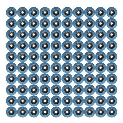 100 Pieces Premium Zirconia Flap Disc Sanding Grinding 4-1/2" X7/8" 40 Grit