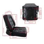 Universial Fold Seat  for Forklift Tractor with Adjustable Angle Back Slide New