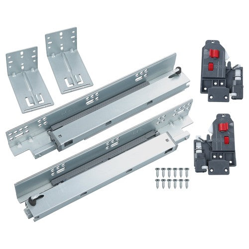 1 Pairs Undermount Drawer Slides 12 inch Undermount Soft Close Drawer Slides
