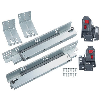 1 Pairs Undermount Drawer Slides 12 inch Undermount Soft Close Drawer Slides