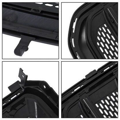 New Fit For GMC Acadia Denali 2013-2016 Bright 84055811 Black Center Mesh Grille
