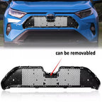 Front Bumper Honeycomb Chrome Trim Grille for 2019-21 for Toyota Rav4