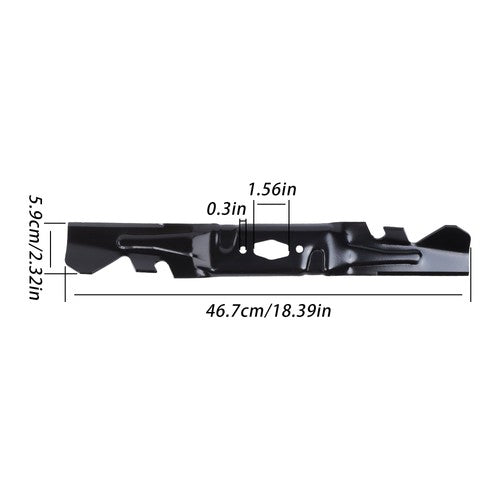 For Cub Cadet 490-110-C205 742P05086-X 742-05086-X 3 Pcs Lawn Mower Blade