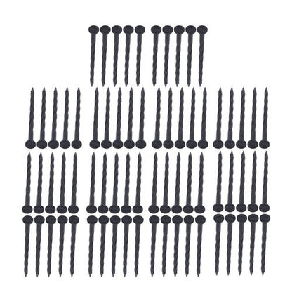 Garden Spiral Landscape Spikes 70PCS 8 Inch Plastic Landscape Anchoring Spikes