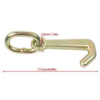 4 Pack 5/16 Inch G70 Mini J Hook Hook 5400 Lbs Working Load Limit Towing Hooks