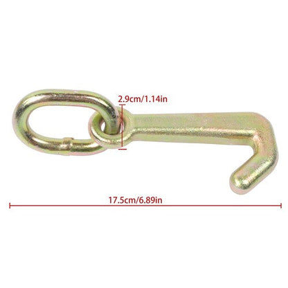 4 Pack 5/16 Inch G70 Mini J Hook Hook 5400 Lbs Working Load Limit Towing Hooks