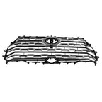 Front Upper Grille Brushed Satin Aluminum for Toyota Tundra 2022-2024 Platinum