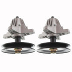 For Troy Bilt MTD 918-06991 618-06991 2Pcs Spindle Assembly W/Pulley Bolt