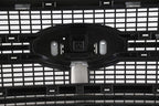 Front Upper Grille for Ford F-150 Platinum 2015-2017 Camera Hole Matte Black