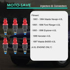 0280150931 For 1993-1996 Ford Ranger 4.0L V6 Set of 6 Upgrade Fuel Injectors