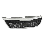Front Bumper Upper Grille Black w/Chrome Trim For 14-15 Kia Sorento 2014 2015