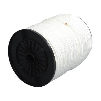 3/8in × 500ft Nylon Solid Braid Rope High UV Abrasion Resistance Industrial