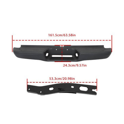 Steel Complete Rear Steel Step Bumper Assembly New For Toyota Tacoma 1995-2004