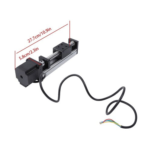 Linear Stage Actuator with NEMA23(5756) Stepper Motor 100mm Stroke DC 24V