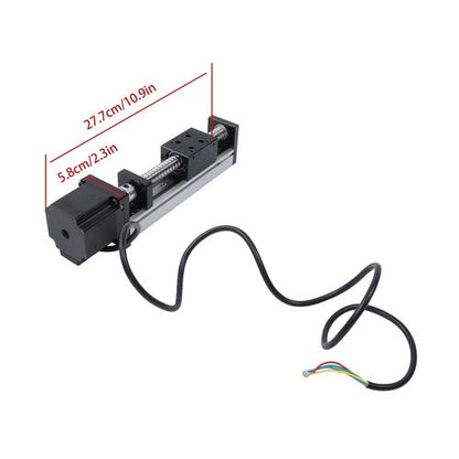 Linear Stage Actuator with NEMA23(5756) Stepper Motor 100mm Stroke DC 24V