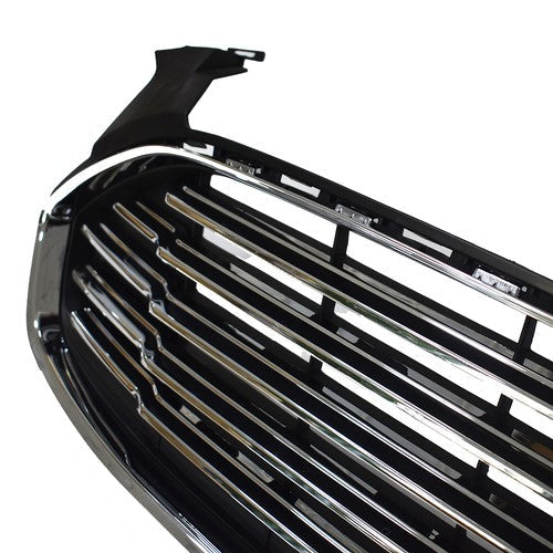 For Ford Fusion 2013-2016 2pcs Front Upper & Lower Mesh Grille Replacement