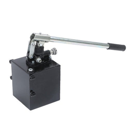 Hydraulic Piston Hand Pump 1.5 Cid 5 Quart With Release Knob For Single-Acting