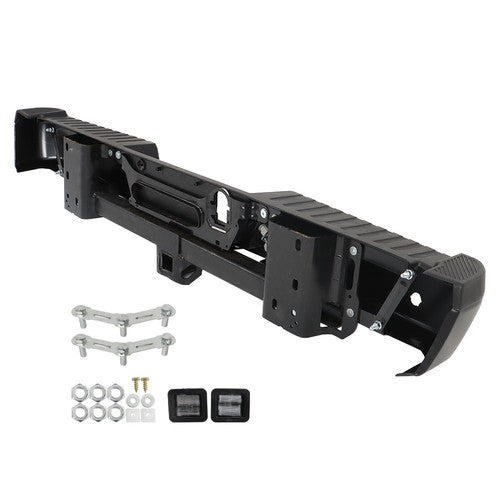 Primered Rear Step Bumper Assembly For Ford F-150 2015-2020 w/ Park & Tow