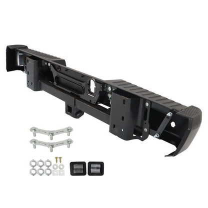 Primered Rear Step Bumper Assembly For Ford F-150 2015-2020 w/ Park & Tow