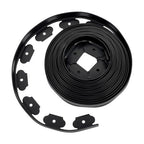 40FT Garden Edge Lawn Grass Stone Isolation Strip 16pcs Anchoring Spik US