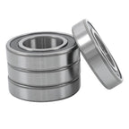 (4 Pack) 6209-2RS Double Sealed Deep Groove Ball Bearings, 45x85x19 mm