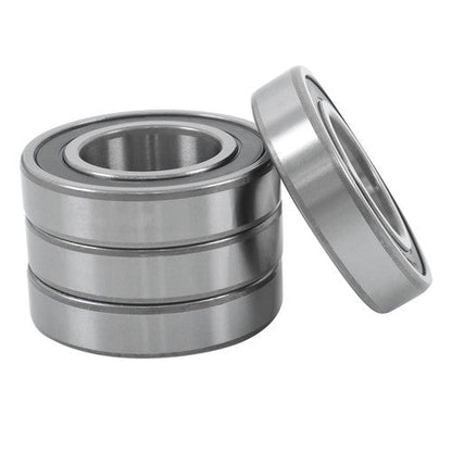 (4 Pack) 6209-2RS Double Sealed Deep Groove Ball Bearings, 45x85x19 mm