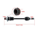 For Yamaha Grizzly 660 2003-08 Rear LH CV Axles Drive Shaft 5KM-2530U-13-00 ATV