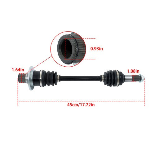 For Yamaha Grizzly 660 2003-08 Rear LH CV Axles Drive Shaft 5KM-2530U-13-00 ATV