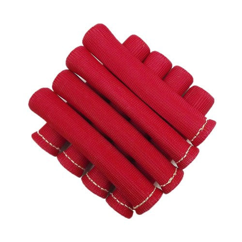 Red 1200° Spark Plug Wire Boots Heat Shield Protector Sleeve 350 454 Sbc BBC