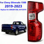 Halogen Taillight Right Passenger W/Bulb For 2019-2026 Chevrolet Silverado 1500
