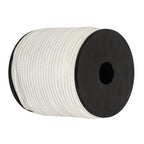 1/4 Inch 250ft White Nylon Solid Braid Rope Abrasion Resistance High UV