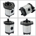 Hydraulic Gear Pump 4-18 GPM, 9 Tooth Spline Shaft SAE A-2 Bolts CW Cast Iron